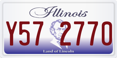 IL license plate Y572770