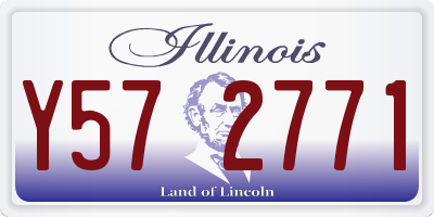 IL license plate Y572771
