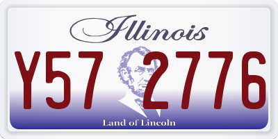 IL license plate Y572776