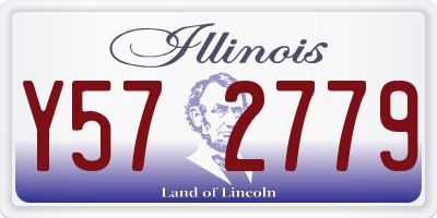 IL license plate Y572779