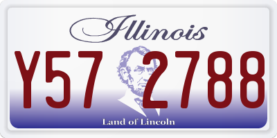 IL license plate Y572788