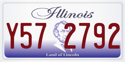 IL license plate Y572792