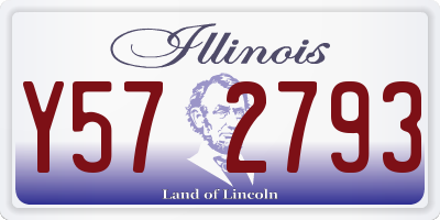 IL license plate Y572793