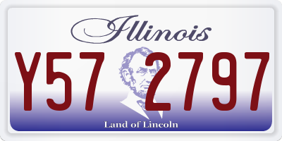 IL license plate Y572797