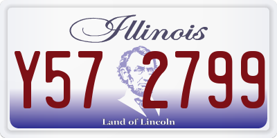 IL license plate Y572799