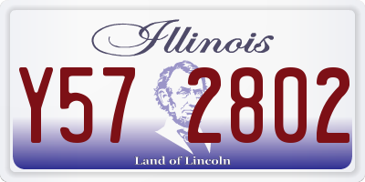 IL license plate Y572802