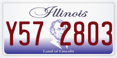 IL license plate Y572803
