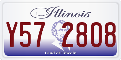 IL license plate Y572808