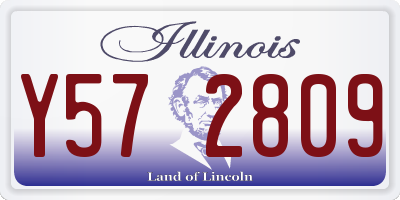 IL license plate Y572809