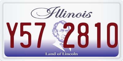 IL license plate Y572810