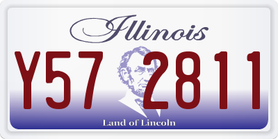 IL license plate Y572811