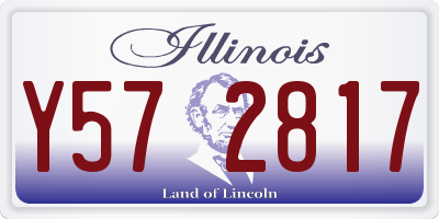IL license plate Y572817
