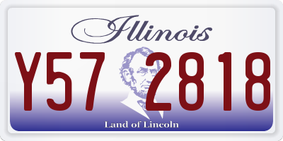 IL license plate Y572818