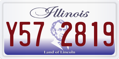 IL license plate Y572819