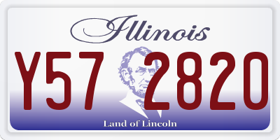 IL license plate Y572820