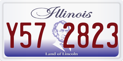 IL license plate Y572823