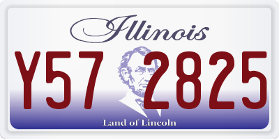 IL license plate Y572825