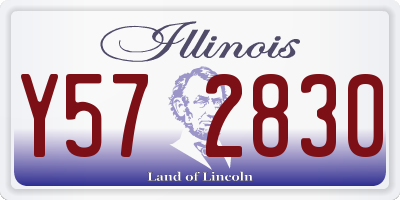 IL license plate Y572830