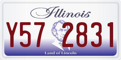 IL license plate Y572831