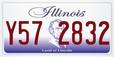 IL license plate Y572832