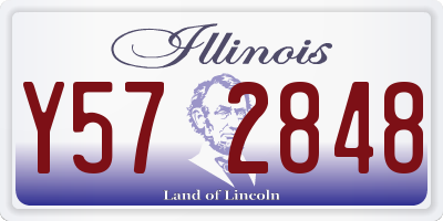 IL license plate Y572848