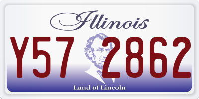 IL license plate Y572862