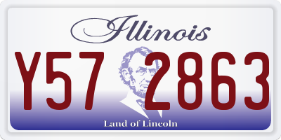 IL license plate Y572863