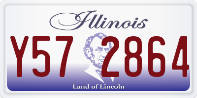 IL license plate Y572864