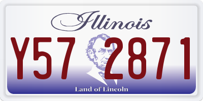 IL license plate Y572871