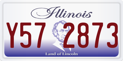IL license plate Y572873