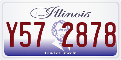 IL license plate Y572878