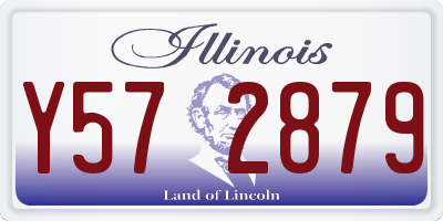 IL license plate Y572879