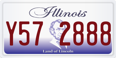 IL license plate Y572888