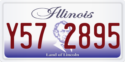 IL license plate Y572895