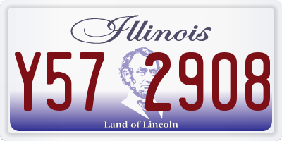 IL license plate Y572908
