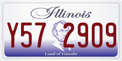 IL license plate Y572909