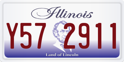 IL license plate Y572911