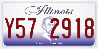 IL license plate Y572918
