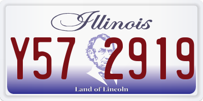 IL license plate Y572919