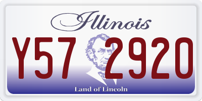 IL license plate Y572920