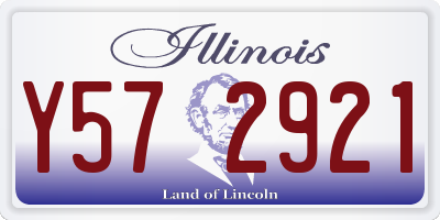 IL license plate Y572921