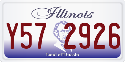 IL license plate Y572926