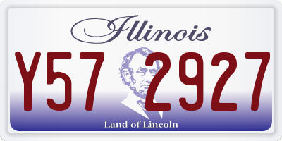 IL license plate Y572927
