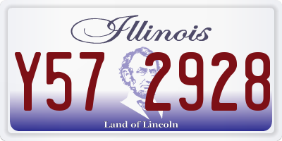 IL license plate Y572928