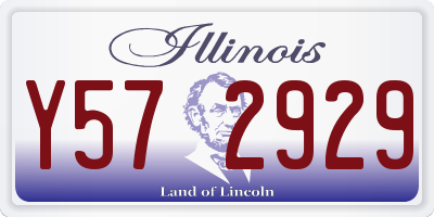 IL license plate Y572929