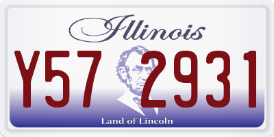 IL license plate Y572931