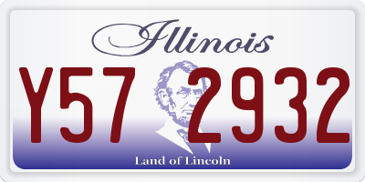 IL license plate Y572932