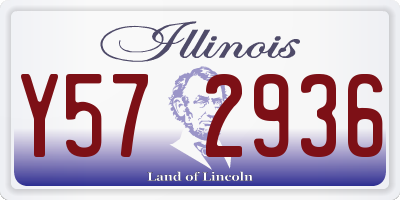 IL license plate Y572936