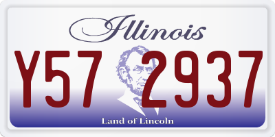 IL license plate Y572937