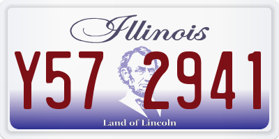 IL license plate Y572941